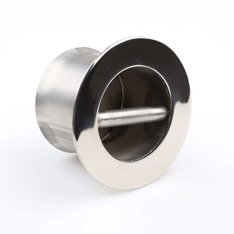 GNIAZDO LINY TOROWEJ OKRĄGŁE W ŚCIANE AISI316