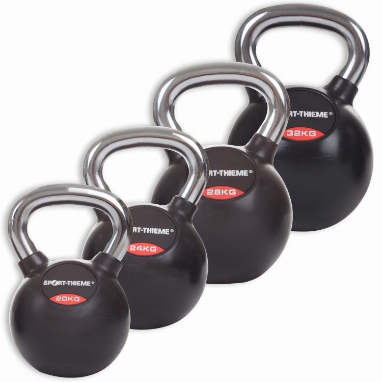Kettlebells Sport-Thieme Gumowane, gładkie, chromowane uchwyty zaawansowany.jpg