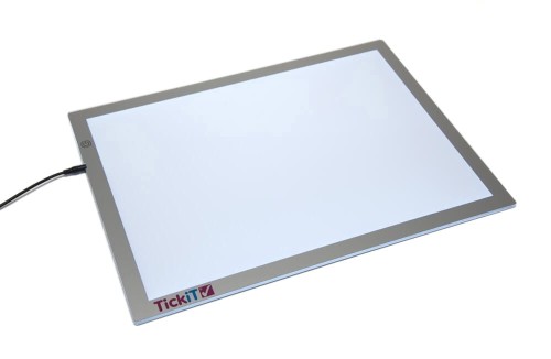 Podświetlany panel LED A3 biały