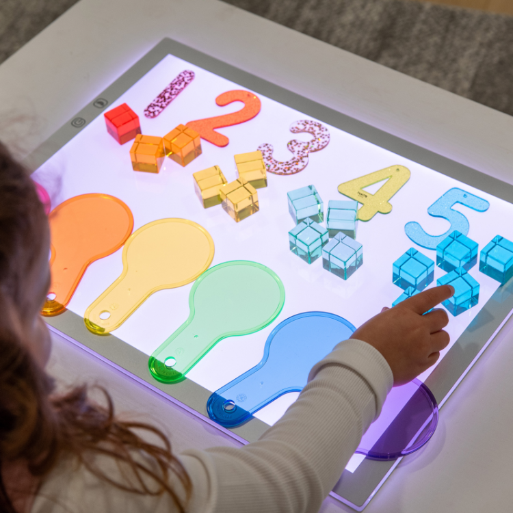 Podświetlany panel świetlny LED A3 kolorowy TickiT