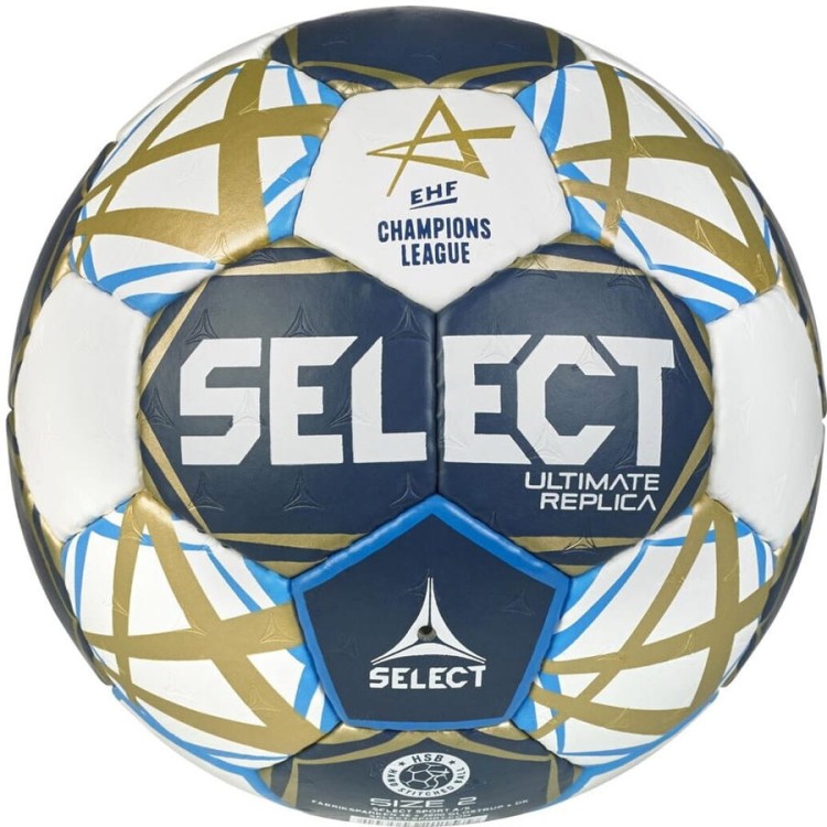 Piłka Select Replica EHF Champions League niebiesko-biała 1.jpg