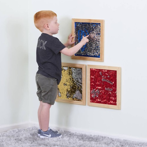 Sensoryczne panele ścienne małe (3 szt.)