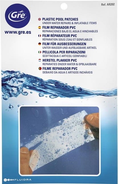GRE łatki do naprawy basenów foliowych PCV