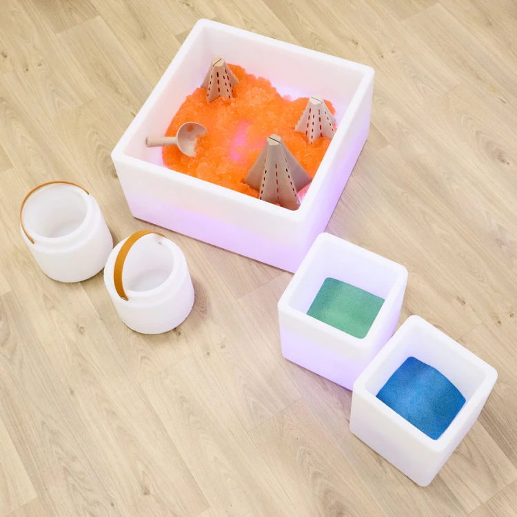 Sensoryczny Zestaw Świetlny Messy Pit TTS