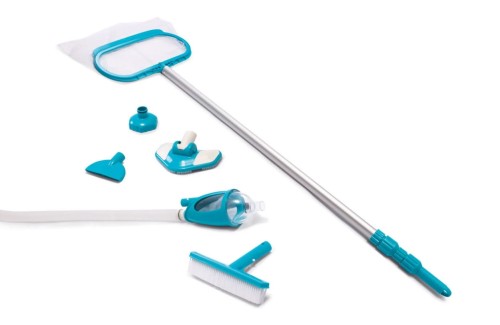 ZESTAW DO CZYSZCZENIA BASENU Z TYCZKĄ