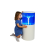 Sensoryczna tuba tornado LED 85 cm Playlearn