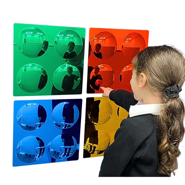 Kolorowe sensoryczne lustra 4 szt. PlayLearn