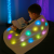 Pluszowy zestaw sensoryczny LED koc i poduszka Playlearn