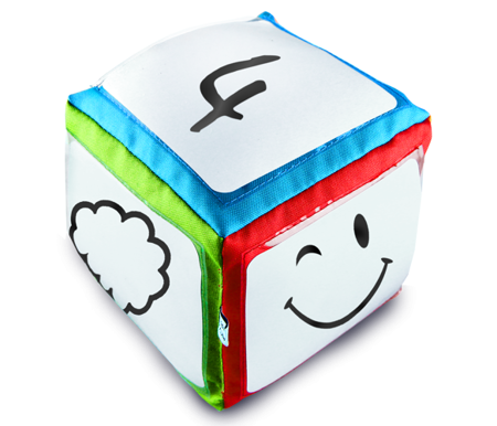 Kostka sensoryczna Akson z kartami i pisakiem