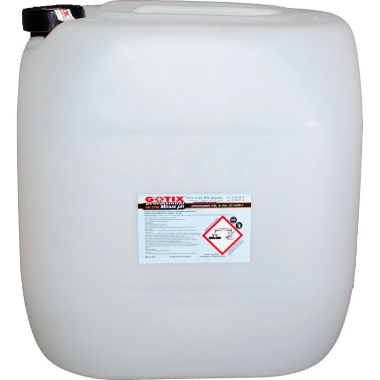 Korektor pH minus 25 kg / 17,9 l pH
