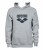 Arena bluza unisex Team Hooded szara
