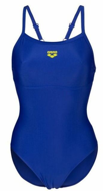 Arena Women's Solid swimsuit lightdrop back neon blue