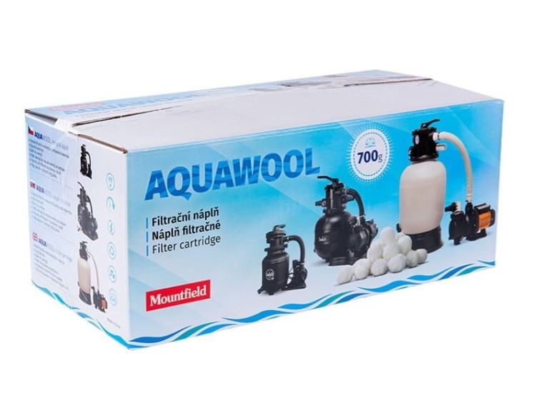 Kulki filtracyjne AquaWool 450 g = 17 kg piasku