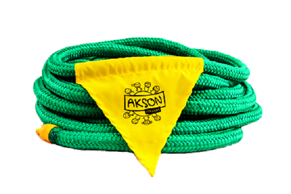 Lina animacyjna gruba Mega Poli 10 m zielona