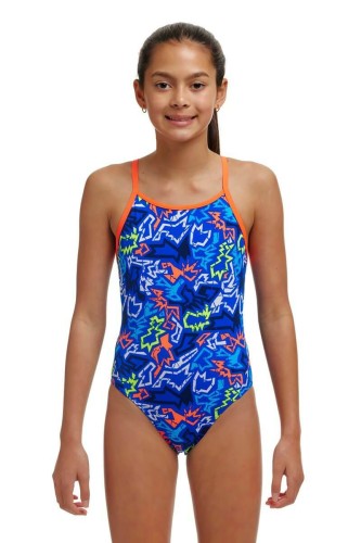 Funkita kostium kąpielowy Broken Hearts Girls