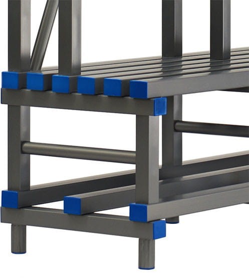 Ławka do szatni z wieszakiem jednostronna