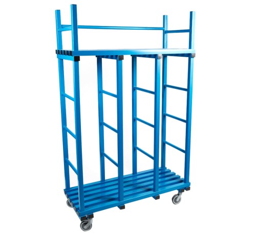 Basenowy regał na kółkach 140x60x225 cm