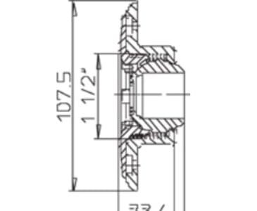 Dysza napływowa PerAqua Deluxe PT