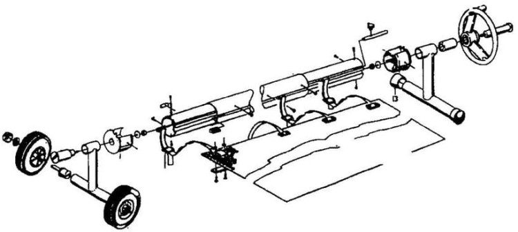 Zwijarka basenowa mobilna