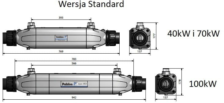 PAHLEN WYMIENNIK CIEPŁA AQUA-MEX 316L