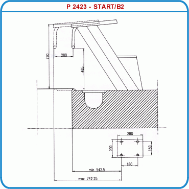 PATENTVERWAG SŁUPEK STARTOWY P2423