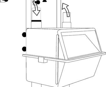 Skimmer zawieszany do basenów wolnostojących