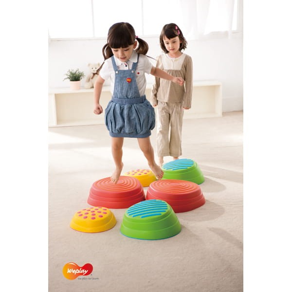 Weplay ścieżka sensoryczna tęczowe kamienie rzeczne Rainbow