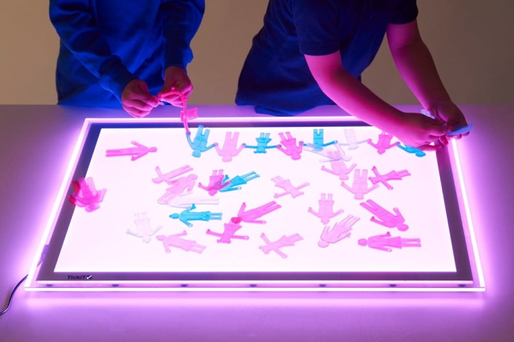 Podświetlany panel LED A2 kolorowy