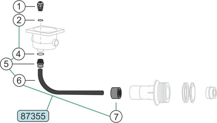 Zestaw do lampy basenowej z uszczelkami