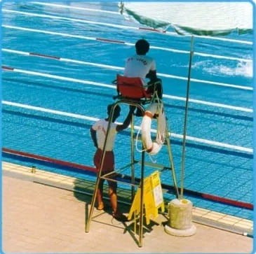 Siedzisko ratownika lub sędziego stal nierdzewna