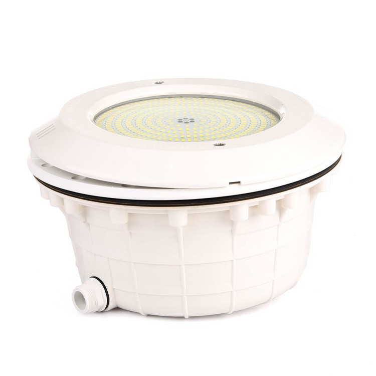 Lampa basenowa led biała z niszą basen folia/liner