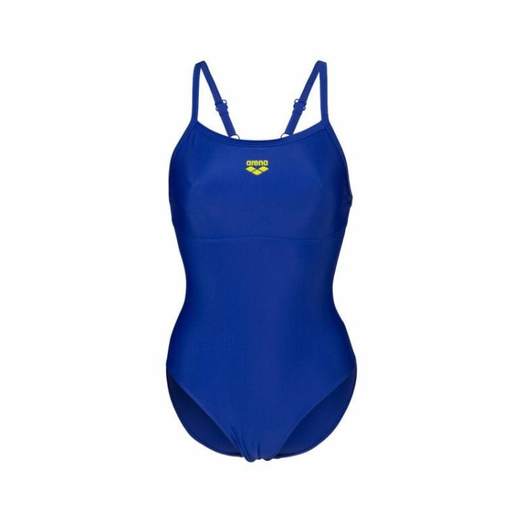 Arena Women's Solid swimsuit lightdrop back neon blue