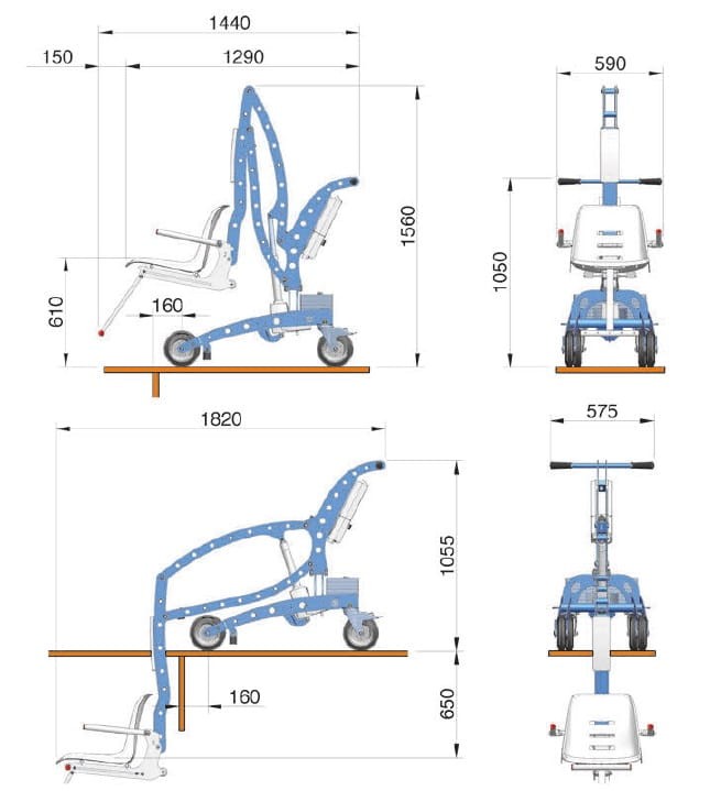Podnośnik basenowy dla niepełnosprawnych Ecopool