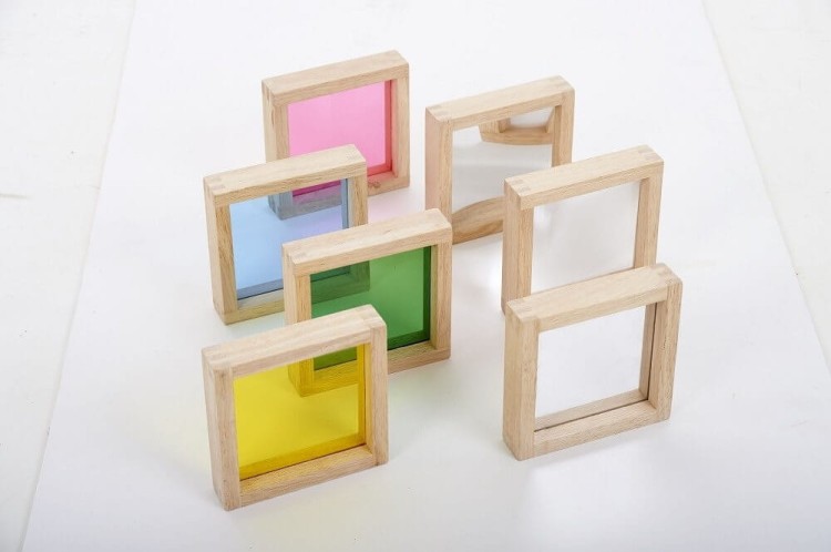 Sensoryczne klocki kwadraty