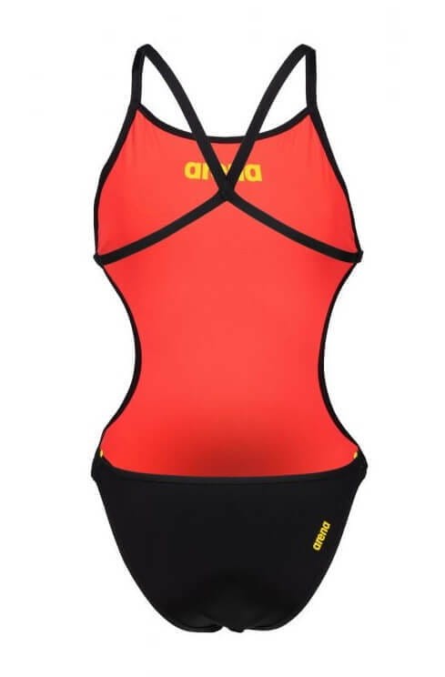 Arena Rule Breaker Hooked Fluo Red strój kąpielowy dwustronny