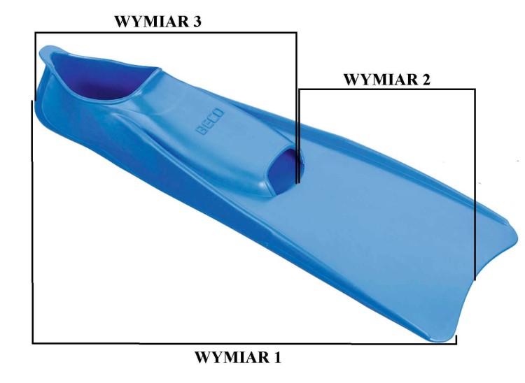 Beco płetwy treningowe długie