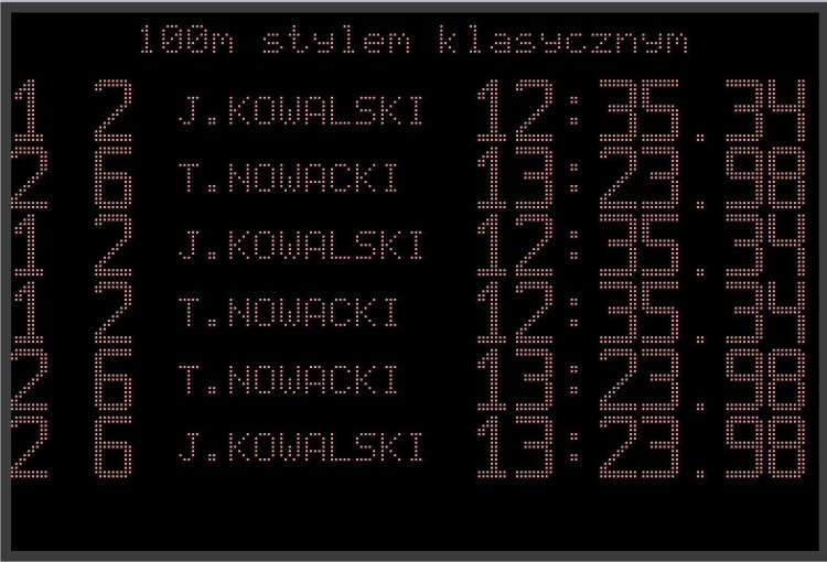 SYSTEM POMIARU CZASU STC10