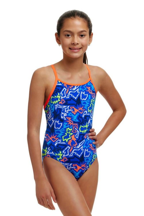 Funkita kostium kąpielowy Broken Hearts Girls