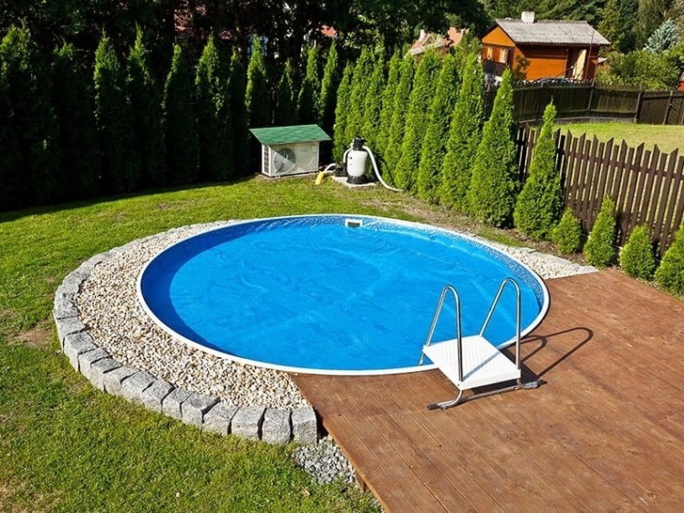 Kompletny basen wkopywany Azuro Stone 4 x 1,2 m