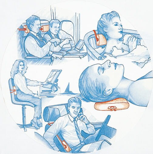 Gymnic Vita Roll poduszka dmuchana z wypustkami