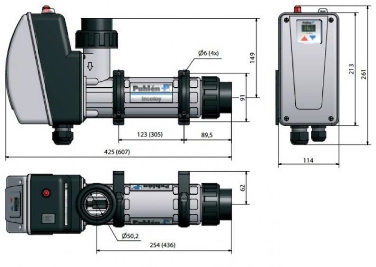 PAHLEN AQUA HL GRZAŁKA Z LCD  230V 3fazy