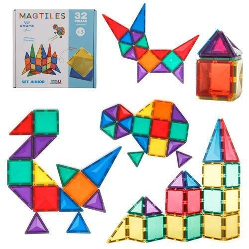 Magnetyczne klocki konstrukcyjne Magtiles