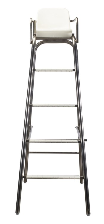 Siedzisko ratownika lub sędziego stal nierdzewna