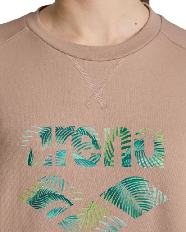 Arena bluza Crew Sweat Logo Caramelo unisex
