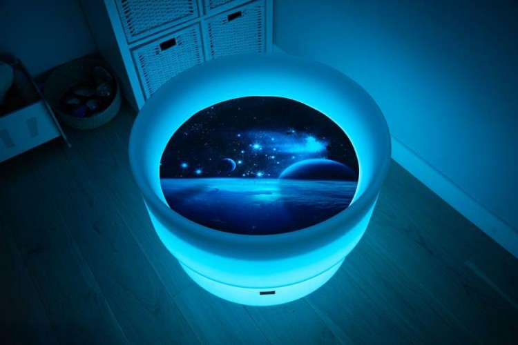 Mata do stolików sensorycznych kosmos