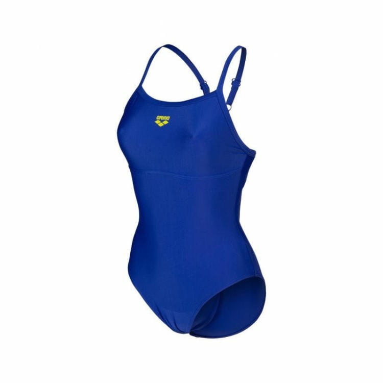 Arena Women's Solid swimsuit lightdrop back neon blue