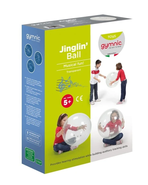 Gymnic Jinglin Ball piłka do ćwiczeń z dzwoneczkami