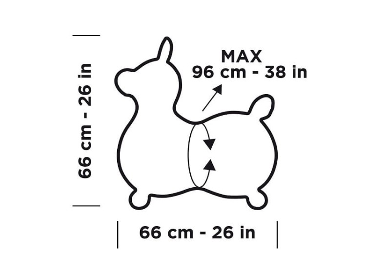Gymnic Rody MAX duży skoczek dla dzieci