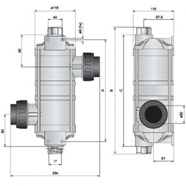 Basenowy wymiennik ciepła Pahlen HI-TEMP