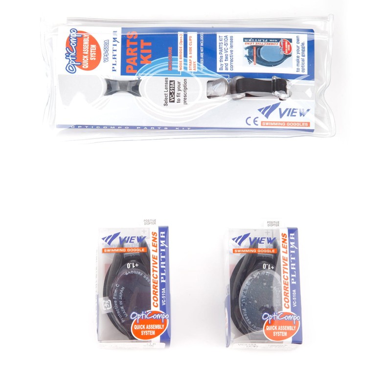 View szkiełko korekcyjne minusy czarne